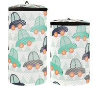 Bolsa de zapatos de dibujos animados para lavadora, 2 bolsas de malla para lavar zapatos en la lavadora, diseño de dibujos animados, tamaño único, moderno, Dibujos animados lindos (11), Talla única,