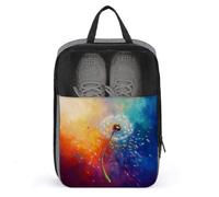 Bolsa de zapatos de diente de león que sopla en el viento para viajes, uso diario, bolsa de almacenamiento antipolvo para zapatos de golf