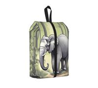 Bolsa de zapatos de elefante para viajes, impermeable, organizador de zapatos para maleta, bolsa de almacenamiento 3 en 1 para entrenadores de gimnasio