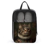 Bolsa de zapatos de gato medieval europea para viajes, uso diario, bolsa de almacenamiento antipolvo para zapatos de golf