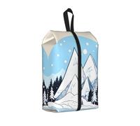 Bolsa de zapatos de montaña con tapa de nieve para viajes, organizador de zapatos impermeable para maleta, bolsa de almacenamiento 3 en 1 para entrenadores de gimnasio