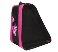 Bolsa de zapatos de patinaje, bolsa de transporte de patinaje en línea con rodillo tratado - Bolsa de organizador de malla transpirable incluida con correa de hombro para pistas de patinaje, garaje