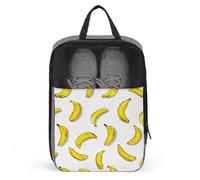 Bolsa de zapatos de plátano amarilla para viajes, uso diario, bolsa de almacenamiento antipolvo para zapatos de golf