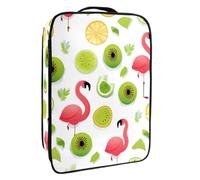 Bolsa de Zapatos de Viaje,Bolsa de Zapatos de Almacenamiento Organizador portátil Impermeable,Fruta Kiwi Flamingo Pera