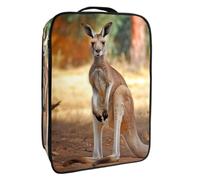 Bolsa de Zapatos de Viaje,Bolsa de Zapatos de Almacenamiento Organizador portátil Impermeable,Retrato de Animal Canguro