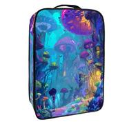 Bolsa de Zapatos de Viaje,Bolsa de Zapatos de Almacenamiento Organizador portátil Impermeable,Seta de la casa del Bosque de fantasía