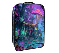 Bolsa de Zapatos de Viaje,Bolsa de Zapatos de Almacenamiento Organizador portátil Impermeable,Seta de la casa del Bosque de fantasía