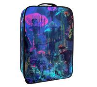 Bolsa de Zapatos de Viaje,Bolsa de Zapatos de Almacenamiento Organizador portátil Impermeable,Seta de la casa del Bosque de fantasía