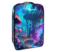 Bolsa de Zapatos de Viaje,Bolsa de Zapatos de Almacenamiento Organizador portátil Impermeable,Seta de la casa del Bosque de fantasía