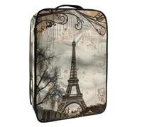 Bolsa de Zapatos de Viaje,Bolsa de Zapatos de Almacenamiento Organizador portátil Impermeable,Torre Eiffel parís Vendimia
