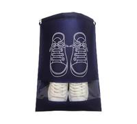 Bolsa de Zapatos de Viaje Transparente, 20 Bolsas de Almacenamiento de Zapatos no Tejidas, Multicolor, de Varios tamaños, portátiles, for Viaje(Dark Blue,Large)