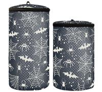 Bolsa de zapatos para lavadora Bolsa de lavado zapatos para zapatillas de deporte 2 piezas Bolsa para zapatos de lavandería Zapatos de lavado a máquina Seamless Halloween Pattern Ilustración Party,