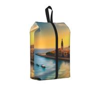Bolsa de zapatos Sunset in Barcelona para viajes, organizador de zapatos impermeable para maleta, bolsa de almacenamiento 3 en 1 para entrenadores de gimnasio