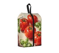 Bolsa de zapatos Tomato Basil Fresh para viajes, impermeable, organizador de zapatos para maleta, bolsa de almacenamiento 3 en 1 para entrenadores de gimnasio