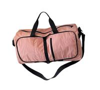 Bolsa Deporte Bolsa de Viaje Plegable, Bolsa de Gimnasio de Gran Capacidad, Correa Ajustable for Viajes, Negocios, Actividades al Aire Libre(Rose)