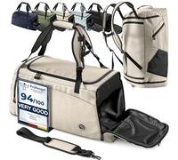 Bolsa Deporte Fitness + Mochila Función y Compartimento para Zapatos: Separada Seco y Humedo | 40/60L Deportivo Viaje Gimnasio Natacion Fin de Semana Travel Duffle Bag Equipaje Mano| Hombre Mujer