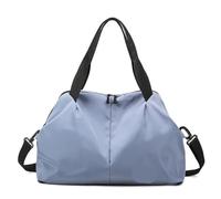 Bolsa Deporte Large Capacity Gym Bag Women's Swimming Yoga Fitness Tote Sports Shoulder Messenger Bags Dry Wet Travel Duffle Weekend Handbags(Blue)