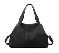 Bolsa Deporte Large Capacity Gym Bag Women's Swimming Yoga Fitness Tote Sports Shoulder Messenger Bags Dry Wet Travel Duffle Weekend Handbags(Black)
