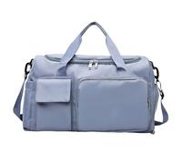 Bolsa Deporte Mujer con Compartimentos, Bolsa de Viaje, Grande de Fin de Semana, Bolsa Travel Duffel para Deportes,Natación,Yoga y Viajes (Azul)
