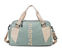 Bolsa Deporte Mujer y Hombre,Bolsa Viaje Macuto con Zapato y Compartimento HúMedo,Bolsas de Impermeable Fin de Semana para Mujer para El Gimnasio, La NatacióN y Los Viajes (Verde)