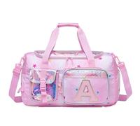 Bolsa Deporte Niña Bolsa Ballet Niña Bolsa Piscina Bolsa Viaje Fin de Semana Playa Gym con Compartimento Zapatos