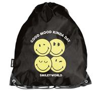 Bolsa deporte niños smiley 36 x 32 cm mochila saco con cuerdas gimnasio colegio deporte viaje ocio gymbag infantil