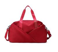 Bolsa Deporte Women Gym Sports Bag Waterproof Swimming Yoga Mat Pink Weekend Travel Duffle Bags For Women Sport Fitness Shoulder Handbag(Red)