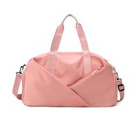 Bolsa Deporte Women Gym Sports Bag Waterproof Swimming Yoga Mat Pink Weekend Travel Duffle Bags For Women Sport Fitness Shoulder Handbag(Pink)