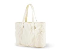 Bolsa Deporte Women Waterproof Travel Duffel Bag Lightweight Shoulder Weekender Overnight Bag for Gyms Weekend Getaway(Beige)