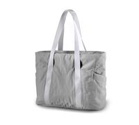 Bolsa Deporte Women Waterproof Travel Duffel Bag Lightweight Shoulder Weekender Overnight Bag for Gyms Weekend Getaway(Gray)