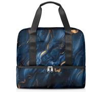 Bolsa deportiva abstracta de mármol para mujeres, hombres, niños y niñas, 21 L, para fin de semana, para viajes, gimnasio, yoga, color, Big, Organizador de bolsas