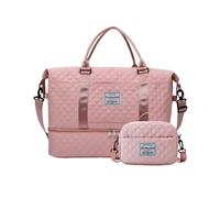 Bolsa Deportiva - Bolsa Durante la Noche | Bolsa de Fitness | 2 Piezas de Mochila para la Bolsa de Lona de Gimnasio | Protector de Ropa Ajustable | Portador de Gimnasio de Compartimento de Zap