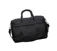 Bolsa deportiva compacta con compartimento para zapatos, separación seca y húmeda para equipo de natación, espaciosas y ligeras, bolsa de viaje compacta con bolsillo separado para mojado, Black
