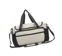 Bolsa deportiva compacta resistente al agua, bolsa de hombro informal para gimnasio, entrenamientos, escapadas, compartimentos de almacenamiento organizados, bolsas de viaje ligeras, beige, Mass