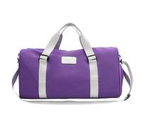 Bolsa deportiva compacta y ligera, separación en seco y húmedo, interior espacioso, multifuncional, para llevar a mano, de nailon, resistente al agua, para viajes cortos, bolsa de almacenamiento