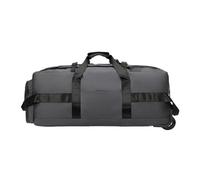 Bolsa Deportiva con Ruedas Bolsa de Viaje Plegable con Ruedas for Exteriores, Camping, Senderismo, Coche, Bolsas Lona, Equipaje, Bolso Mano, Mochila Grande for Deporte y Fitness(Gray)