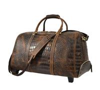 Bolsa Deportiva con Ruedas Bolso de Viaje Cuero con Ruedas for Hombre y Mujer, Bolso, Mano