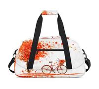 Bolsa deportiva de Acción de Gracias para mujeres y hombres, árbol de hojas de otoño de 24 L, bolsa de fin de semana, bolsa de viaje, gimnasio, para niños y niñas, color, 24 L, Organizador de bolsas