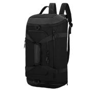 Bolsa deportiva de entrenamiento con compartimento para zapatos, impermeable, grande, deportiva, para gimnasio, seco, húmedo y separado, Color negro.
