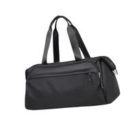 Bolsa deportiva de gimnasio con bolsillo húmedo con compartimento para zapatos para viajes, gimnasio, natación, color negro