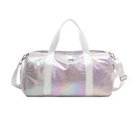 Bolsa deportiva de gimnasio de color degradado para mujer, bolsa de lona con correa acolchada para el hombro, bolsa de lona impermeable, bolsa de viaje - Kit de aseo pequeño, Purple, Deporte