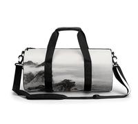 Bolsa deportiva de gimnasio para mujeres y hombres, bolsa de viaje para fin de semana, bolsa de mano con pintura de tinta china, bolsa de transporte para viajes, natación, fitness, entrenamiento