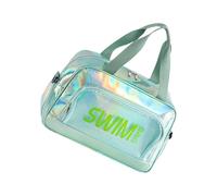 Bolsa deportiva de gran capacidad para fitness, viajes, fin de semana, bolsa de mano para vacaciones, gimnasio, fitness, con separación en seco y húmedo, Green, Mass Beauty