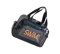 Bolsa deportiva de gran capacidad para fitness, viajes, fin de semana, bolsa de mano para vacaciones, gimnasio, fitness, con separación en seco y húmedo, Black, Mass Beauty