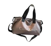 Bolsa deportiva de gran capacidad para fitness, viajes, fines de semana, equipaje, gimnasio, natación, gimnasio, gran capacidad, entrenamiento, natación, fitness de mano, Gray, Mass Beauty
