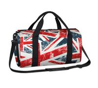 Bolsa deportiva de lona con bandera del Reino Unido, para fin de semana, para viajes, gimnasio, equipaje, para niños, niñas, niños, mujeres y hombres