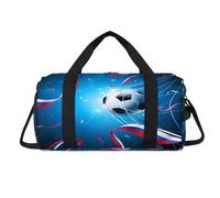 Bolsa deportiva de lona con compartimento para zapatos, diseño de la bandera de Rusia, bolsa de fin de semana, viajes, gimnasio, organizador de equipaje para mujeres, hombres, niños y niñas