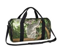 Bolsa deportiva de lona con estampado de koala australiana, para fin de semana, para la noche, para viajes, gimnasio, equipaje, para niños, niñas, niños, mujeres y hombres