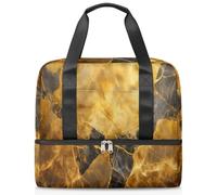 Bolsa deportiva de lona con textura de mármol artístico para mujeres, hombres, niños y niñas, 21 L, para fin de semana, para viajes, gimnasio, yoga, color, Big, Organizador de bolsas