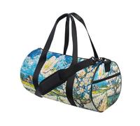 Bolsa deportiva de lona para gimnasio, bolsa de viaje, bolsa de equipaje, estilo Vincent Van Gogh, pintura para fin de semana, deportes, vacaciones, baile, multicolor